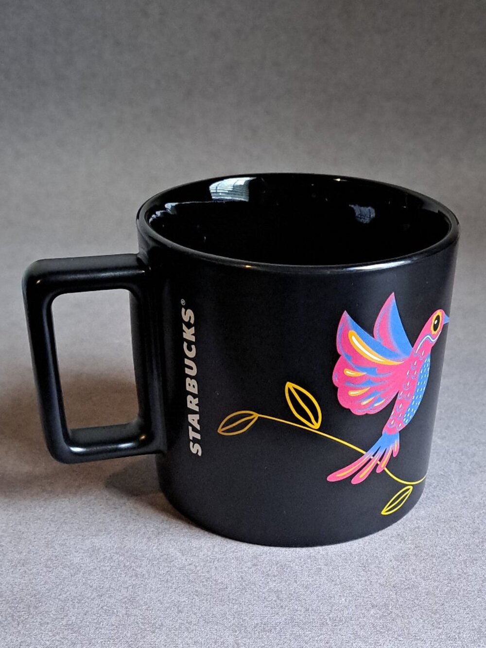 Starbucks: Day of Dead USED Coffee Mug (Hummingbird, Sugar Skull) PM